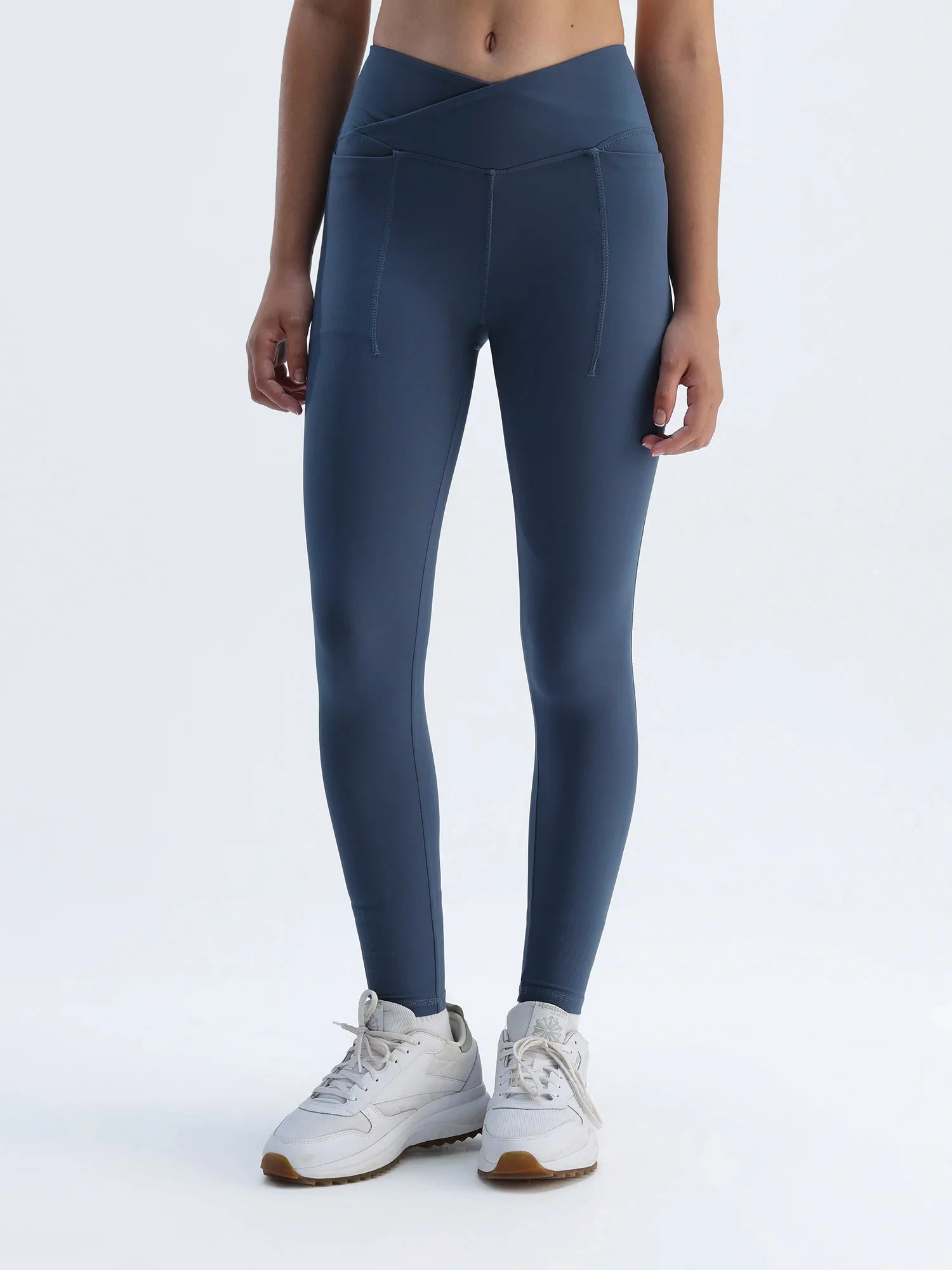 Steel Blue Hourglass Snug Leggings - Image 5