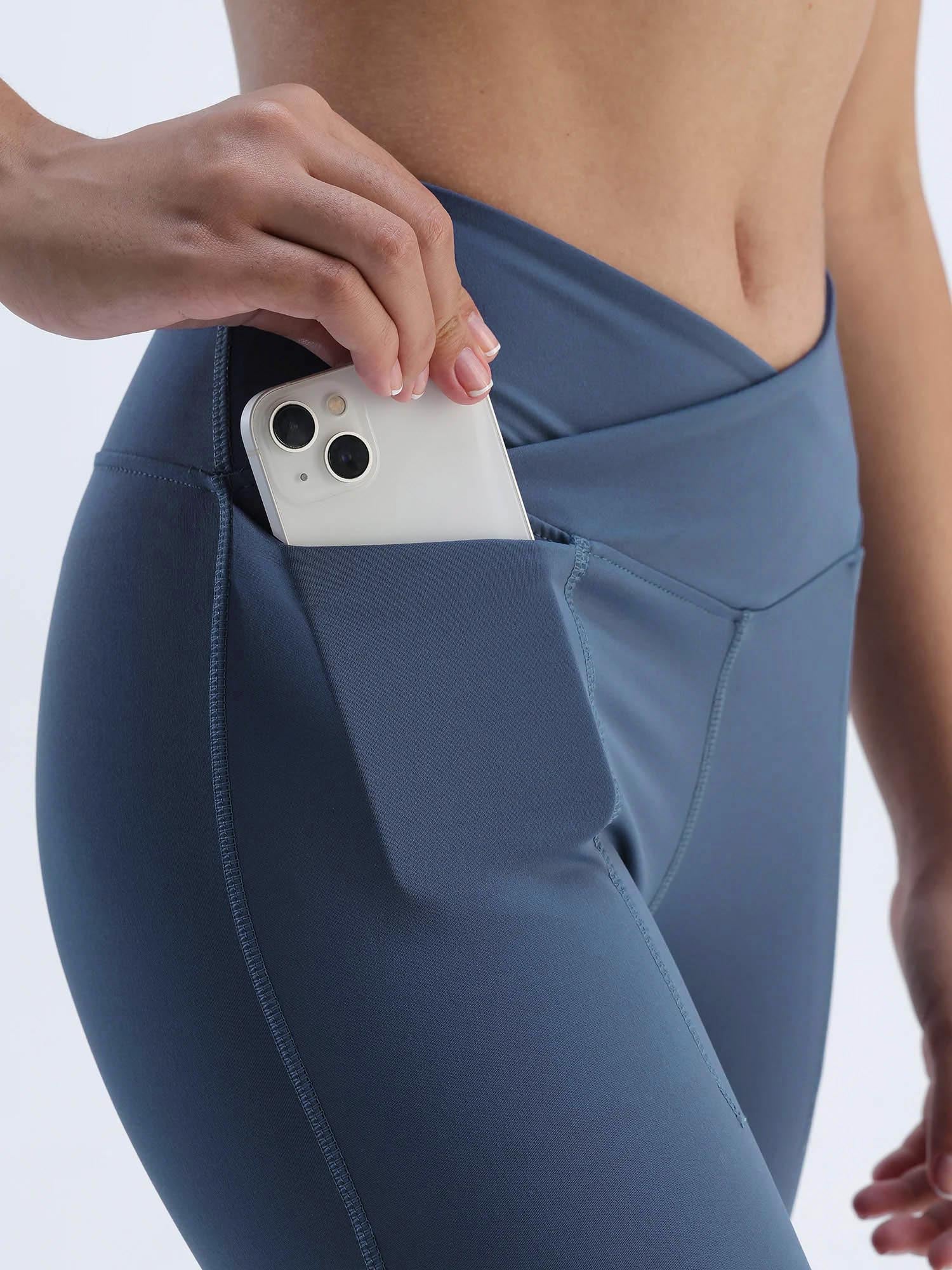 Steel Blue Hourglass Snug Leggings - Image 6