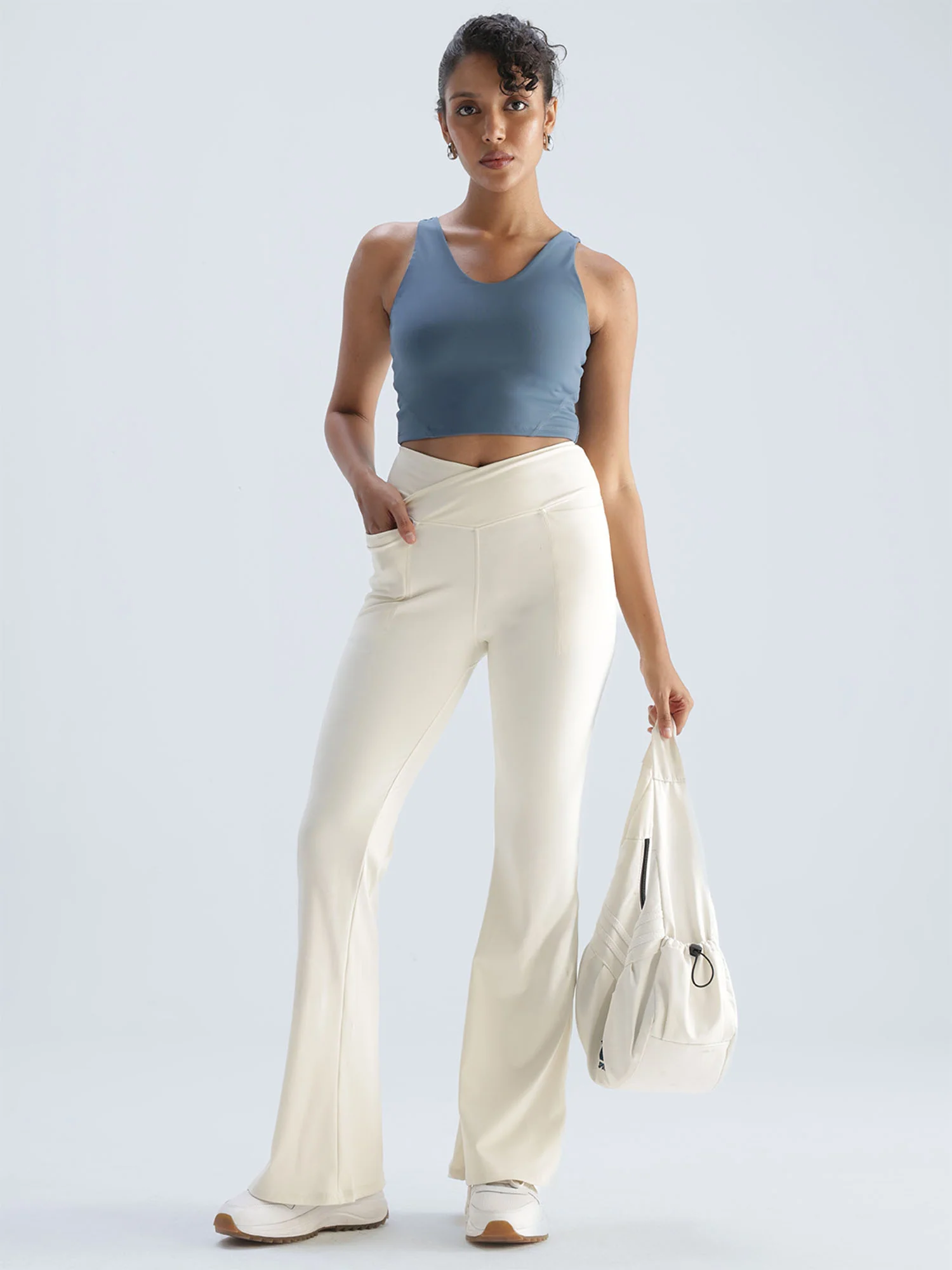 Steel Blue Refine Crop Tank - Image 5