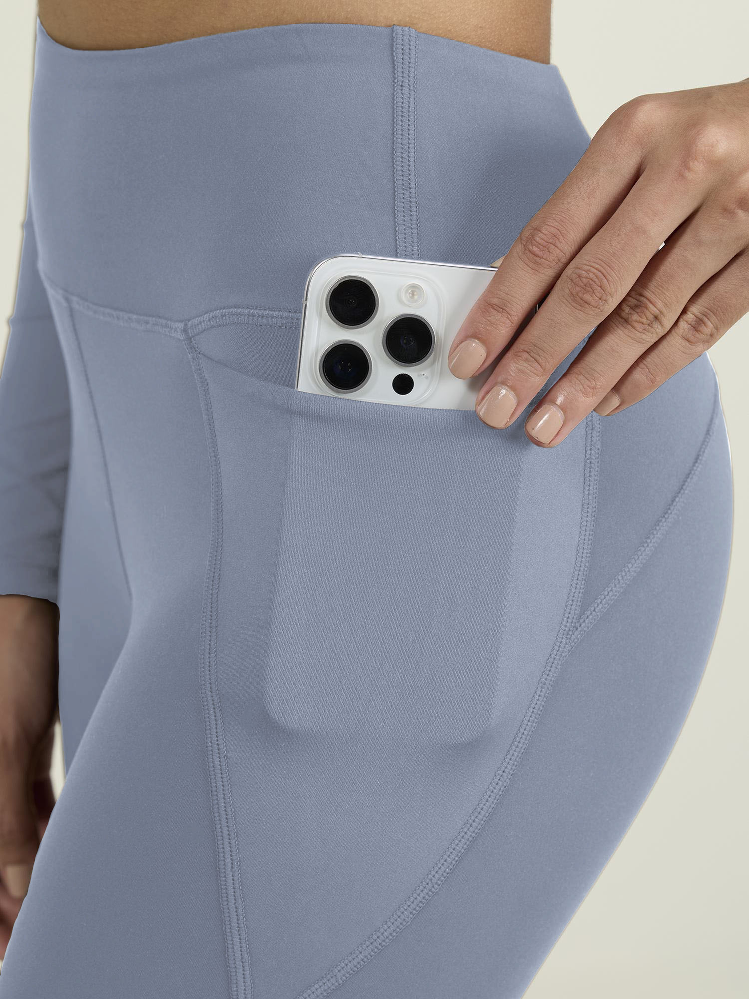 Storm Blue Sculpt Core Leggings - Image 5