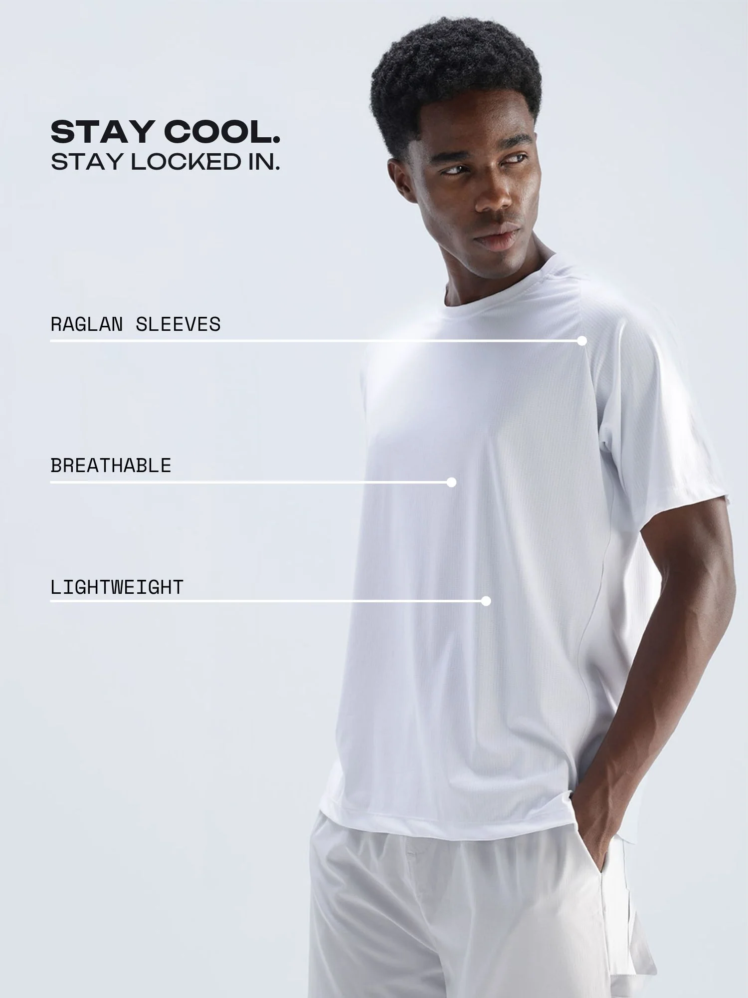 White Velocity Training Tee - Image 3